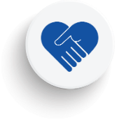 Line drawing of document with magnifying glass